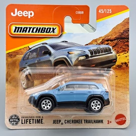 Jeep Cherokee Trailhawk Matchbox fémautó kisautó