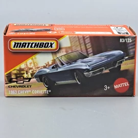 Chevy Corvette 1963 Matchbox modell retró kisautó