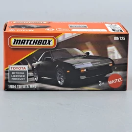 Toyota MR2 1984 fekete Matchbox modellautó kisautó