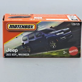 Jeep Wagoneer 2022 kék Matchbox autómodell