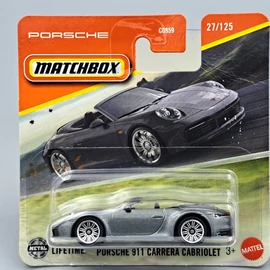  Porsche 911 Carrera Cabriolet Matchbox kisautó