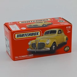 Plymouth Coupe 1941 1:64 Matchbox retró kisautó