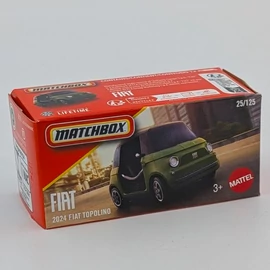 Fiat Topolino 2024 Matchbox sötétzöld kisautó