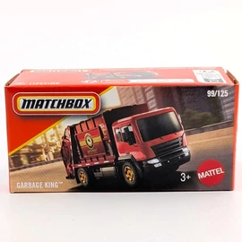 Garbage King Piros Matchbox modellautó D