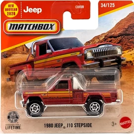 Jeep J10 Stepside 1980 Matchbox autómodell kisautó