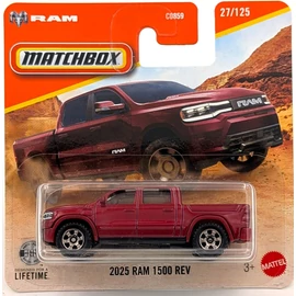 Ram 1500 REV 2025 bordó Matchbox  kisautó