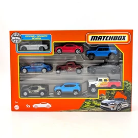 Matchbox autóválogatás 9 db-os 1:64 kisautó