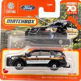  Ford Interceptor Utility Matchbox fekete kisautó