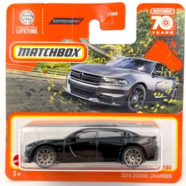 Dodge Charger 2018 Matchbox fekete kisautó
