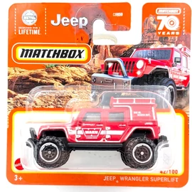 Jeep Wrangler Superlift Matchbox kisautó