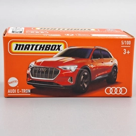 Audi E-Tron 1:64 piros Matchbox fém kisautó