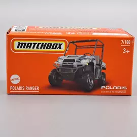 Polaris Ranger 1:64 Szürke Matchbox fém autó modell