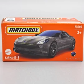 Karma GS-6 1:64 Szürke Matchbox fém autó modell