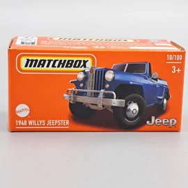 Jeepster Willys 1948 1:64 Matchbox fém kisautó