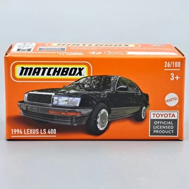 Lexus LS 400 1994 1:64 Matchbox fekete fém kisautó