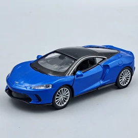 McLaren GT Welly modell autó kék kisautó