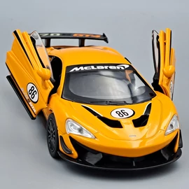  McLaren 570S GT4 narancs 1:32 Tayumo autómodell