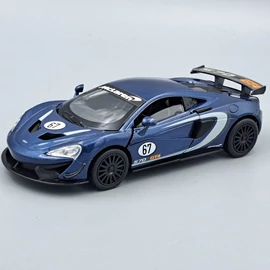 McLaren 570S GT4 kék 1:32 Tayumo fémautó modell