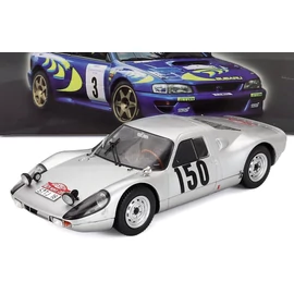 Porsche 904 Carrera GTS 1:18 #150 szürke Edicola retró autó modell