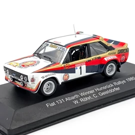Fiat 131 Abarth 1980 1:43 W.Röhrl CMR retró versenyautó modell