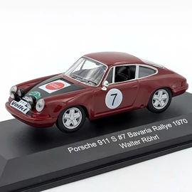 Porsche 911 S #7 1970 1:43 W.Röhrl CMR retró modellautó