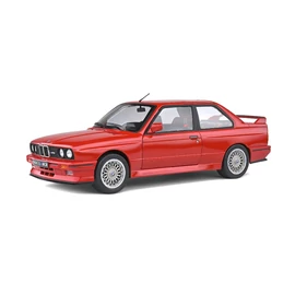 BMW M3 E30 1982 1:18 Solido piros modellautó