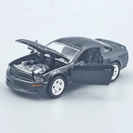 Shelby GT 500 KR 2008 1:64 fekete fém autó modell