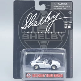 Shelby Cobra CSX2000 1962 1:64 fehér retró autó modell