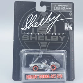 Shelby Cobra 427 S/C 1:64 szürke retró autó modell