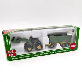 John Deere traktor utánfutóval Siku 1843