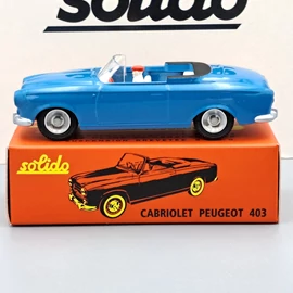 Peugeot 403 Cabriolet 1959 1:43 Solido retó modell autó