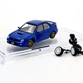 Subaru Impreza WRX 2001 1:64 (BMC) Kék jobbkormányos kisautó