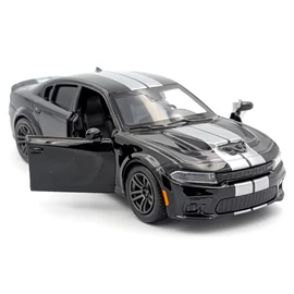  Dodge Charger 1:36 fekete Tayumo kisautó játékautó modell