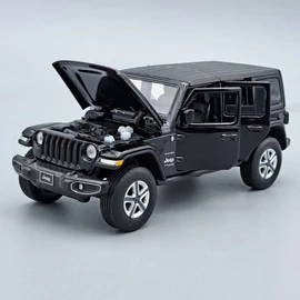 Jeep Wrangler Sahara 1:32 Tayumo Fekete modellautó