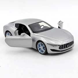 Maserati Alfieri 1:36 Tayumo ezüst autó modell, játékautó