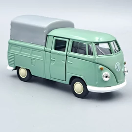 Volkswagen T1 Double Cabin Pick-Up Welly retró modellautó játékautó
