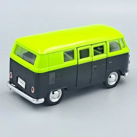 Volkswagen T1 Bus 1963 fekete-almazöld Welly autómodell