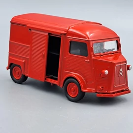 Citroen Type H teherautó piros Welly retró autó modell