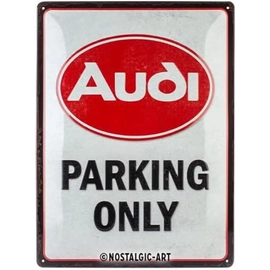 Nostalgic Art fém tábla Audi Parking