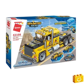 Kamion,pickup,cross autó építőjáték 3in1