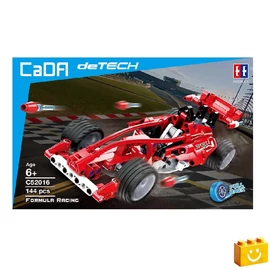 Formula versenyautó építőjáték piros