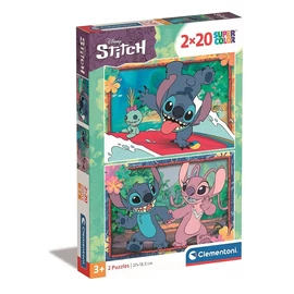 Disney Stitch puzzle 2x20 db clementoni gyerekjáték