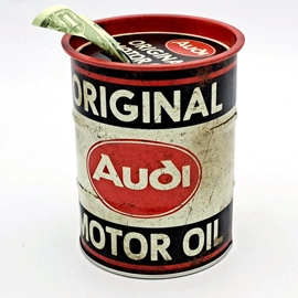 Nostalgic-Art Hordó persely - Audi Motor Oil
