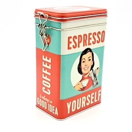 Csatos Fémdoboz - Espresso Yourself Nostalgic-Art