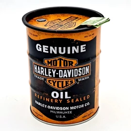 Hordó persely - Harley Davidson Oil Nostalgic-Art
