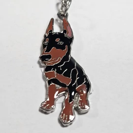 Kutyás Kulcstartó - Dobermann