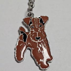 Kutyás Kulcstartó - Drótfox Terrier