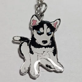 Kutyás Kulcstartó - Husky