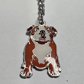 Kutyás Kulcstartó - Angol Bulldog