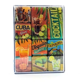 Hűtőmágnes Szett - Cokctail Fine